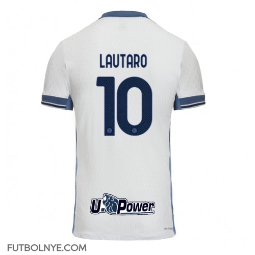 Camiseta Inter Milan Lautaro Martinez #10 Visitante Equipación 2024-25 manga corta